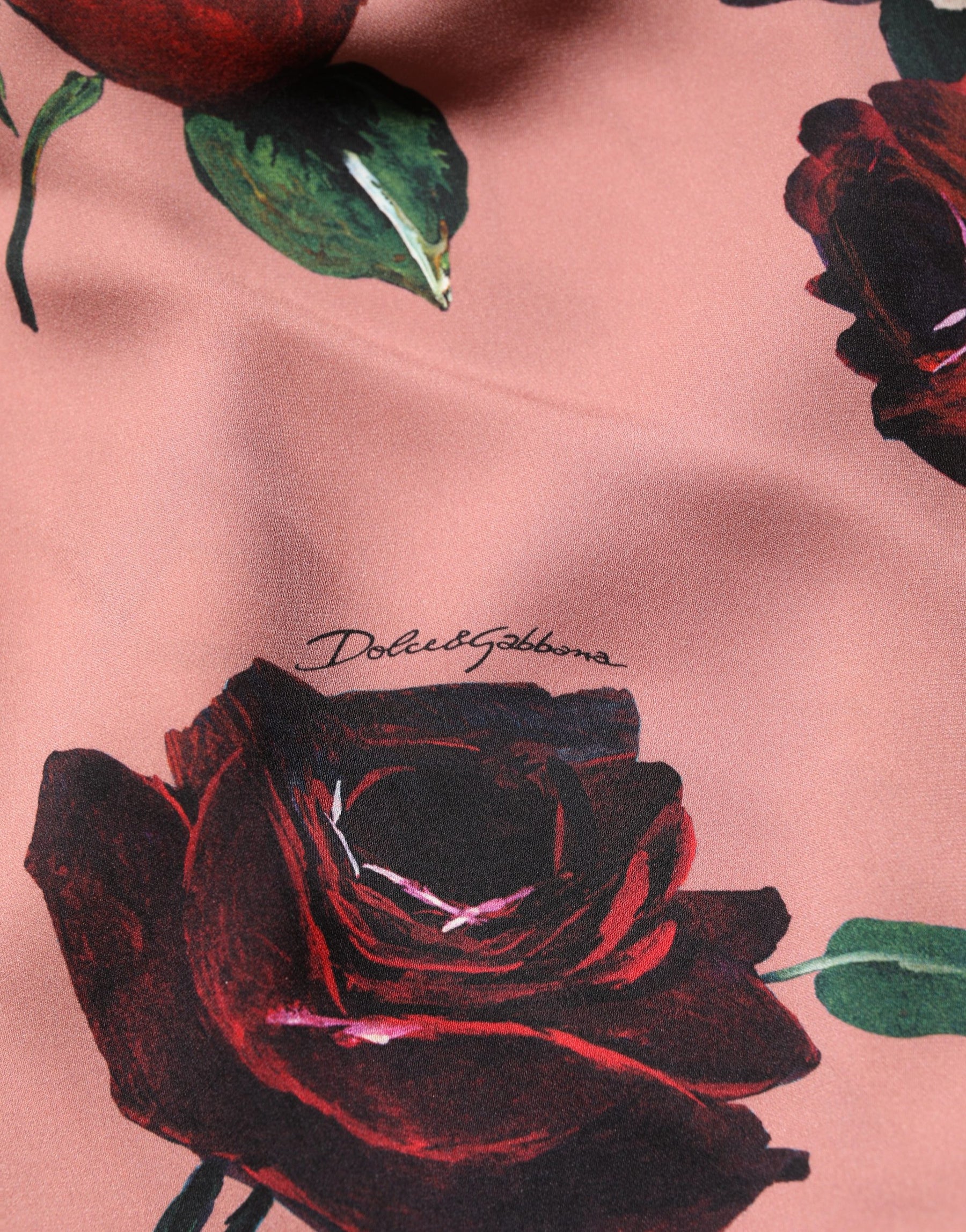 Dolce & Gabbana Dusty Pink Silk Floral Strapless Maxi Dress | Regal Royce
