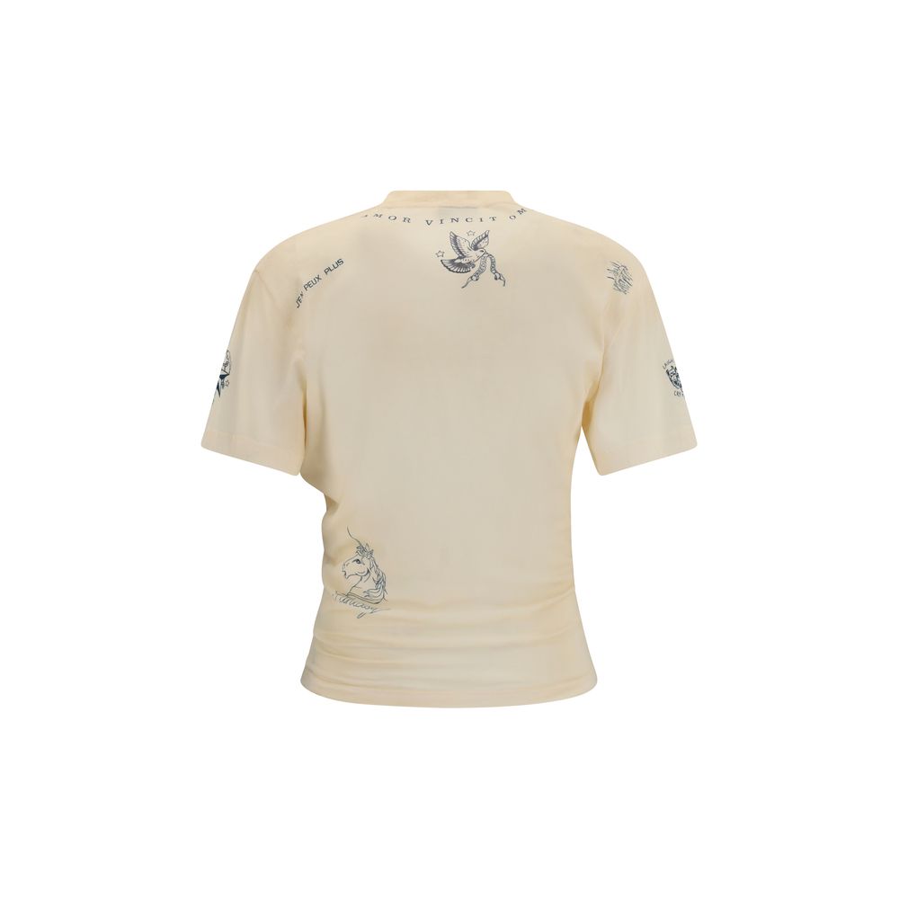 Balenciaga Beige Cotton T-Shirt | Regal Royce