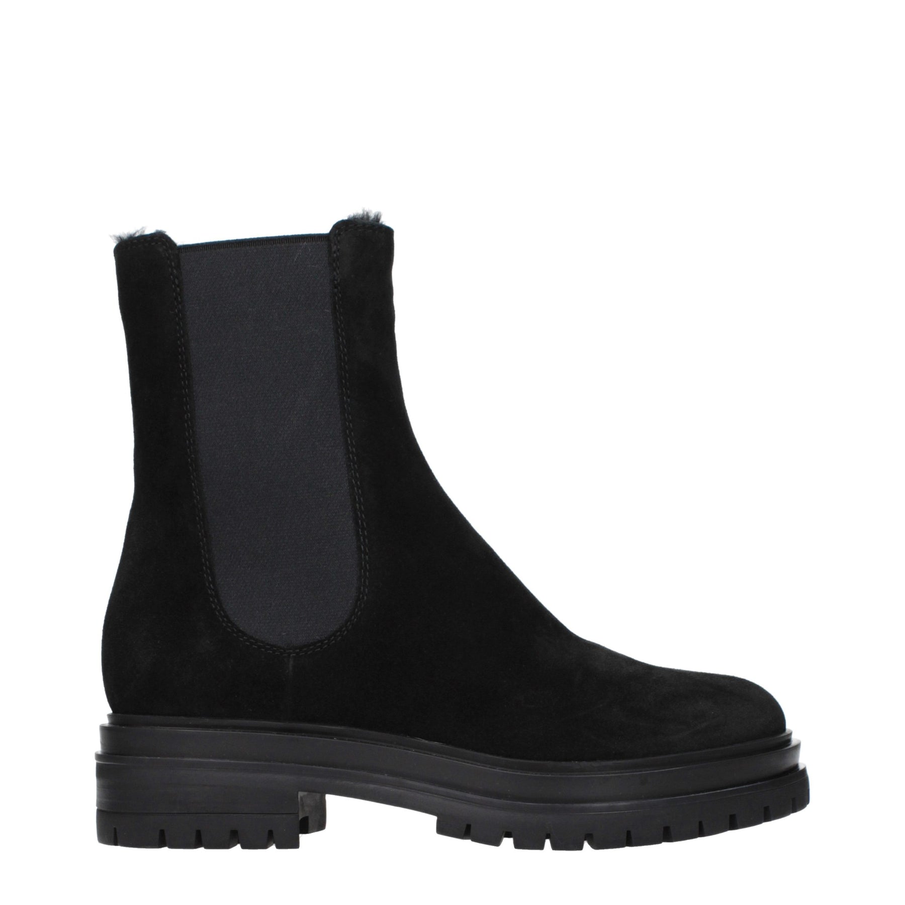 Gianvito Rossi Black Leather Ankle Boots | Regal Royce