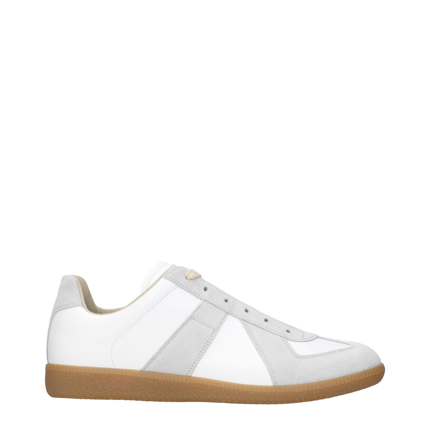 Maison Margiela White Leather Low Top Sneakers | Regal Royce