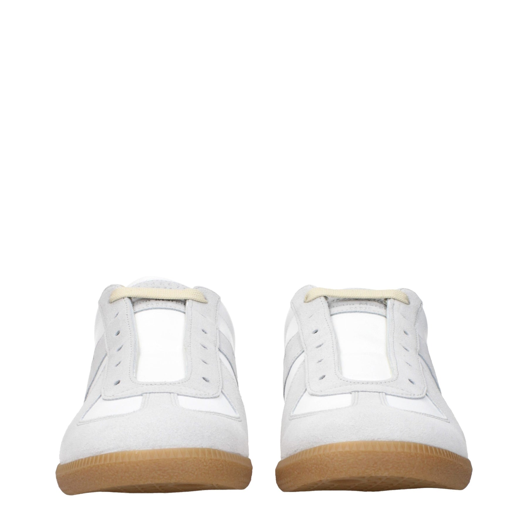Maison Margiela White Leather Low Top Sneakers | Regal Royce
