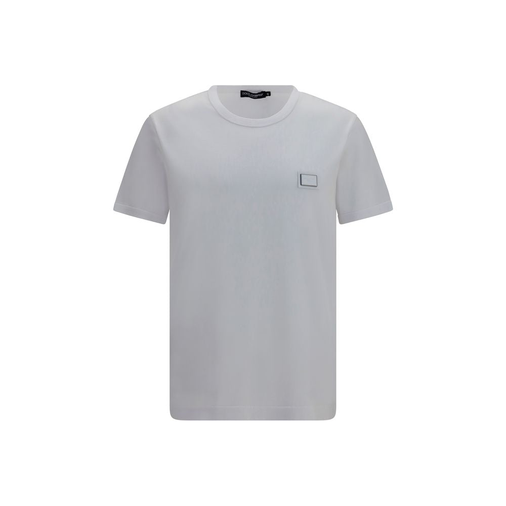 Dolce & Gabbana White Cotton T-Shirt | Regal Royce
