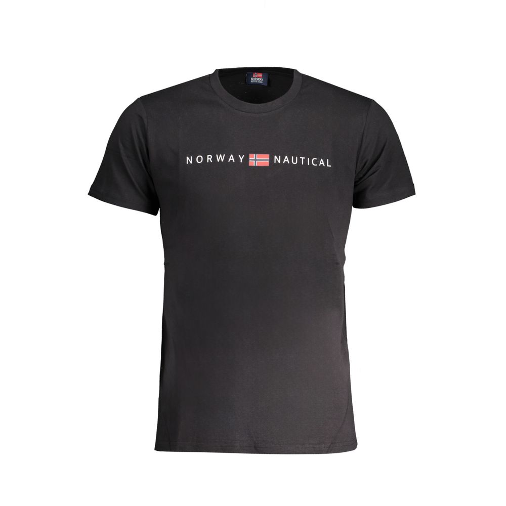 Norway 1963 Black Cotton Mens T-Shirt | Regal Royce