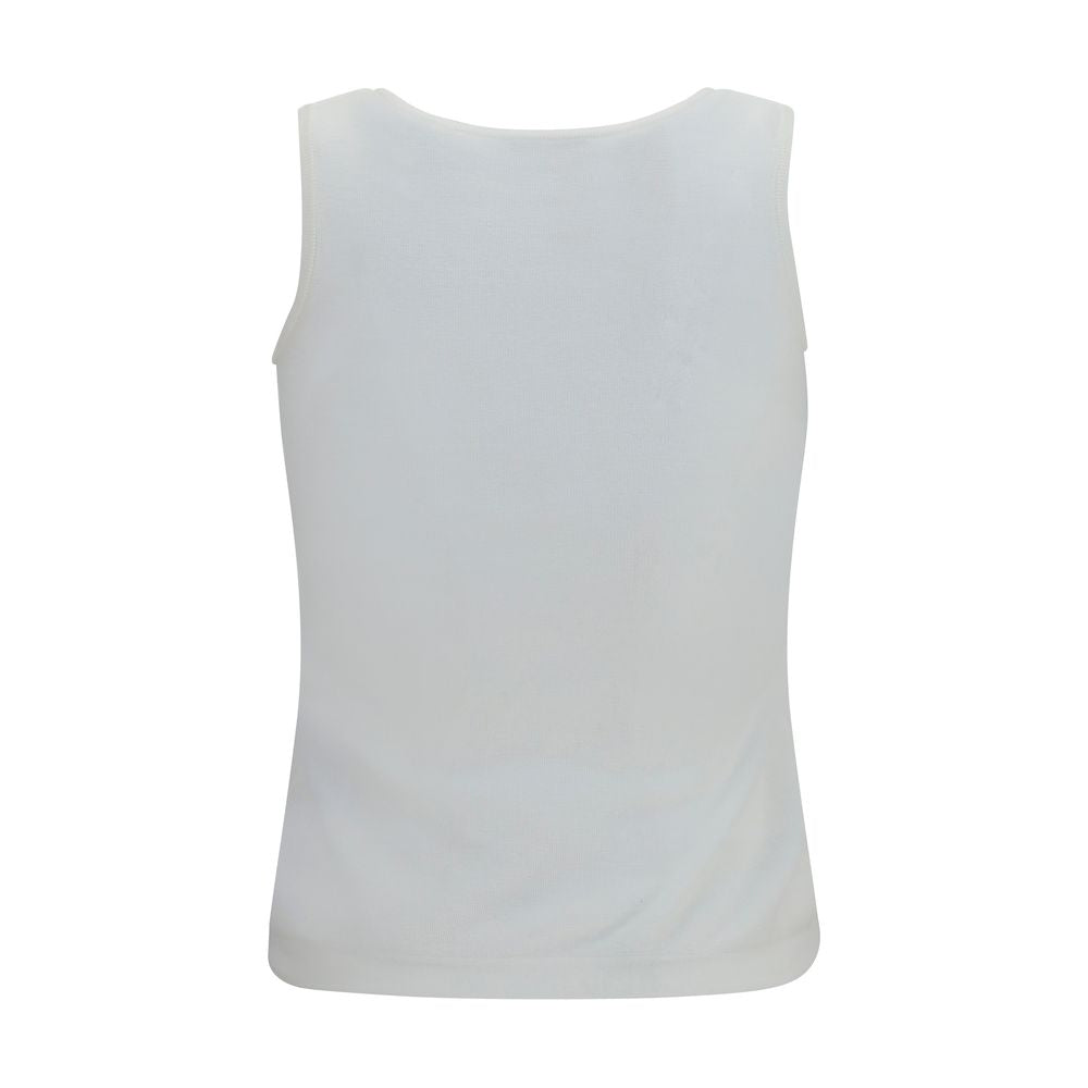 Balenciaga White Cotton Tank Tops | Regal Royce