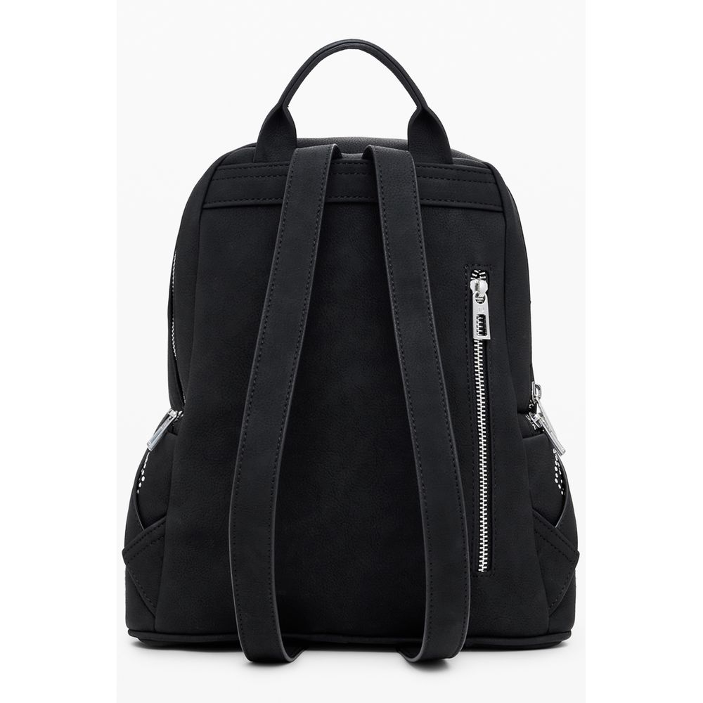 Desigual Black Polyurethane Women's Backpack | Regal Royce