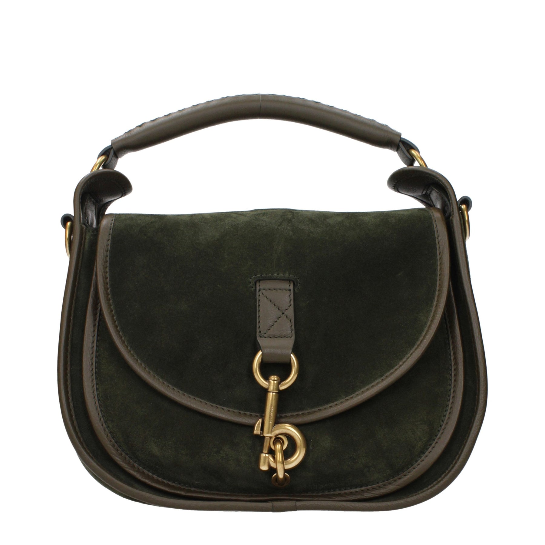 Burberry Green Leather Handbag | Regal Royce