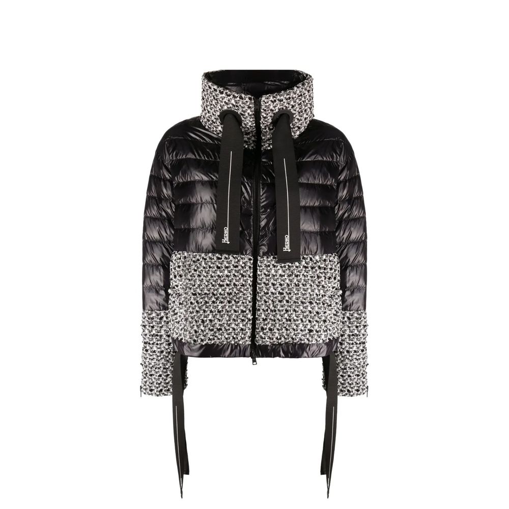 Herno Black Polyamide Full-Length Jacket | Regal Royce