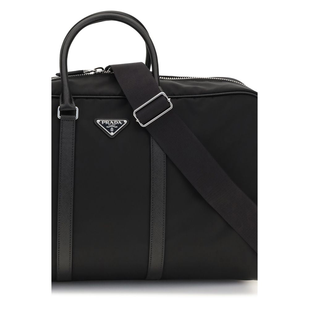 Prada Black Recycled Polyamide Luggage And Travel | Regal Royce