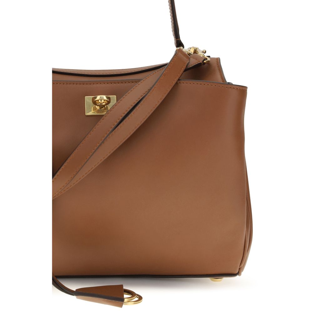 Balenciaga Brown Calf Leather Bos Taurus Shoulder Bag | Regal Royce