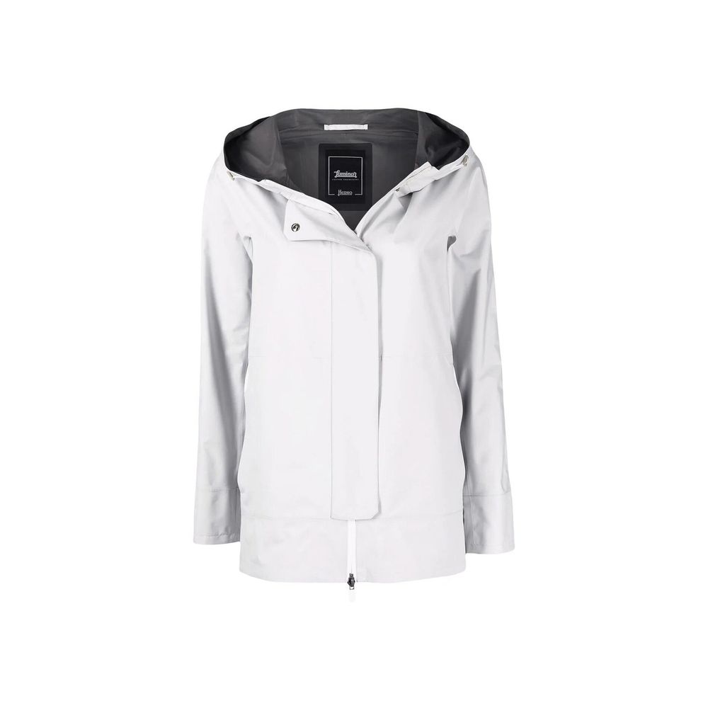 Herno Gray Polyester Shell Jacket | Regal Royce