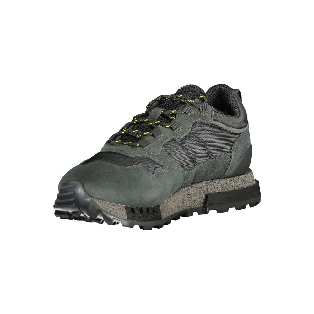 Blauer Black Polyethylene Men Sneaker | Regal Royce