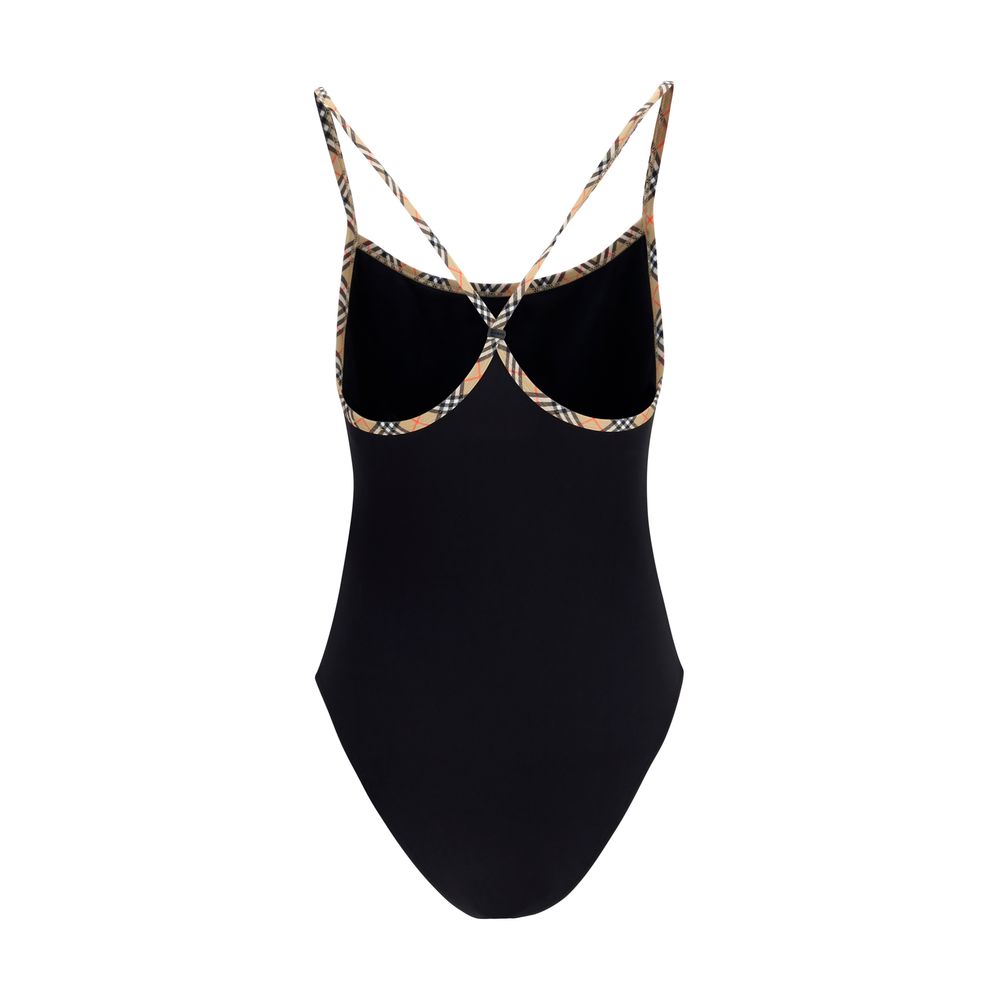 Burberry Black Elastane One-Piece Swimsuit | Regal Royce