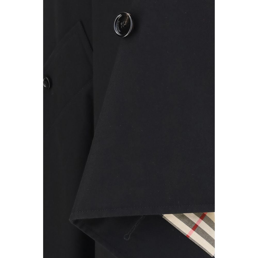 Burberry Black Cotton Long Skirt | Regal Royce