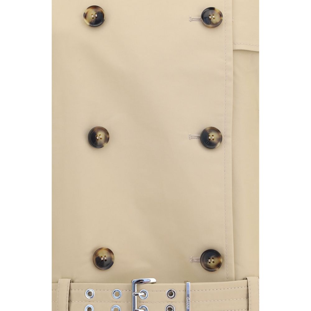 Ganni Beige Cotton Jacket | Regal Royce
