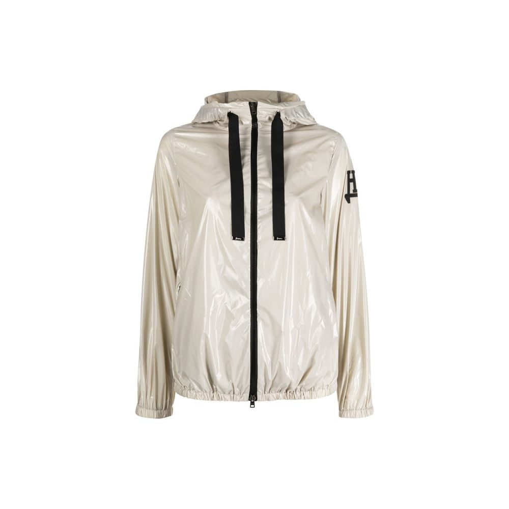 Herno Beige Polyamide Shell Jacket | Regal Royce