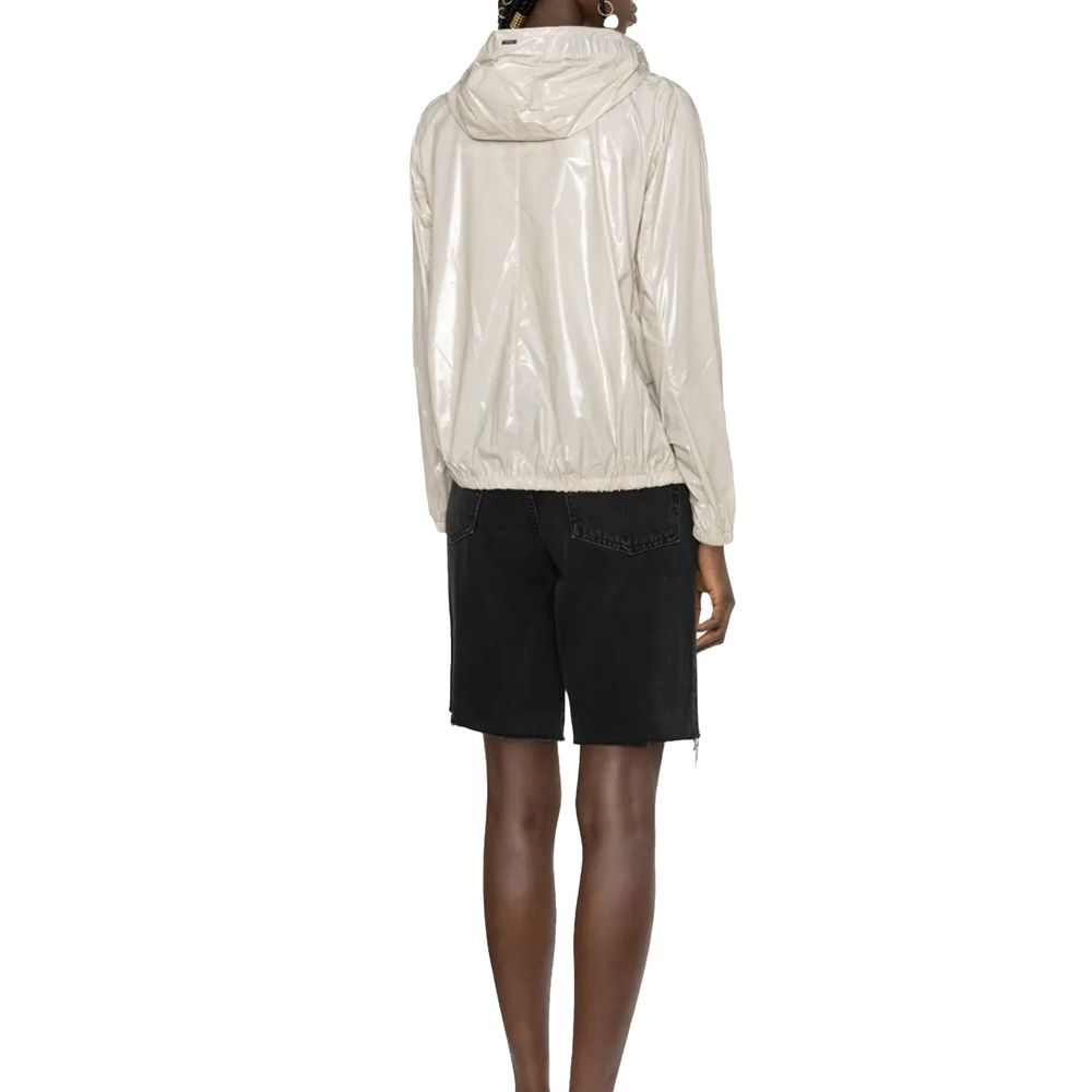 Herno Beige Polyamide Shell Jacket | Regal Royce