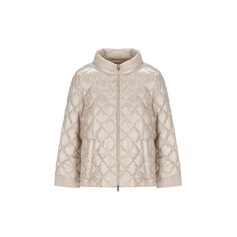Herno Beige Polyamide Full-Length Jacket | Regal Royce