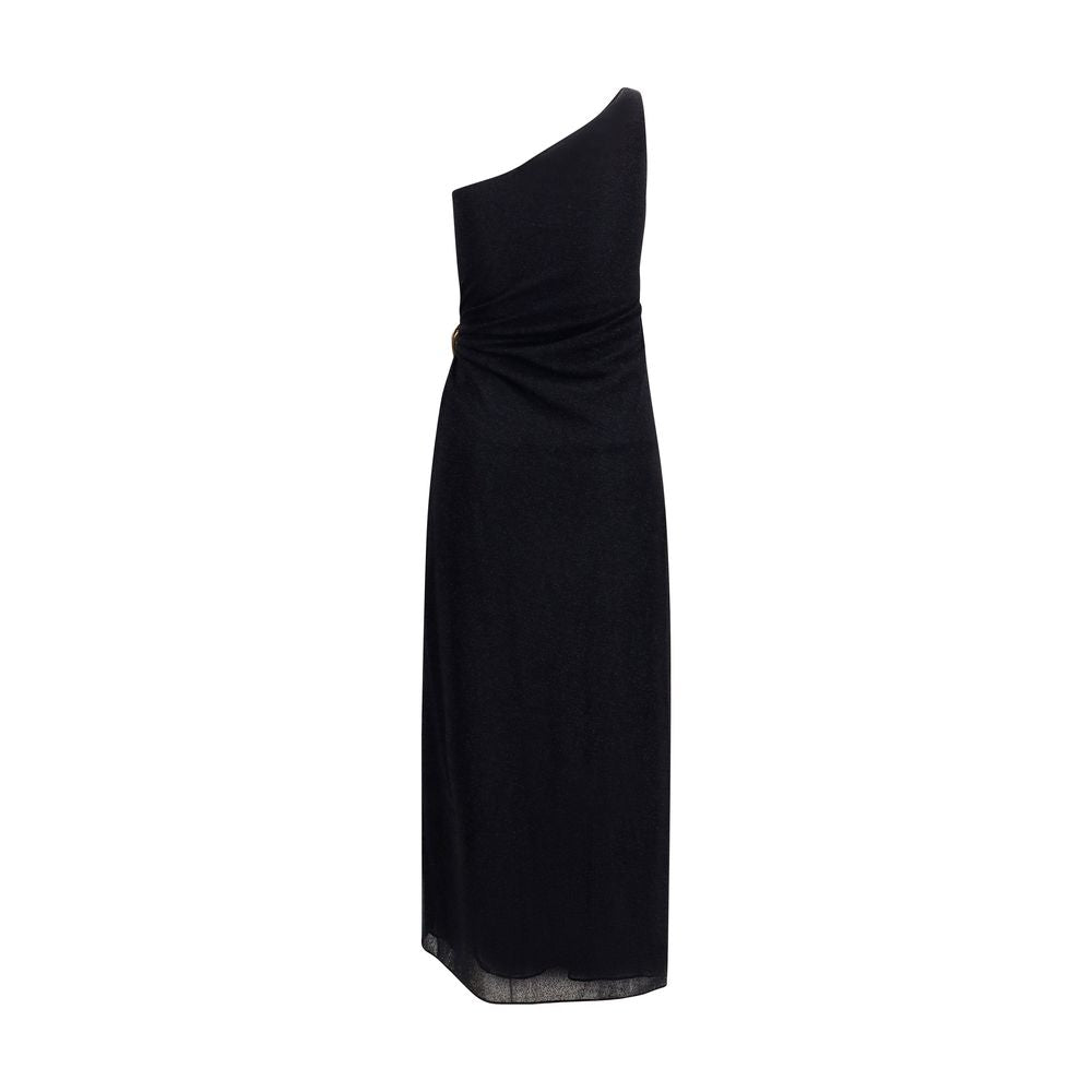 Oséree Black Polyamide Cocktail Dress | Regal Royce