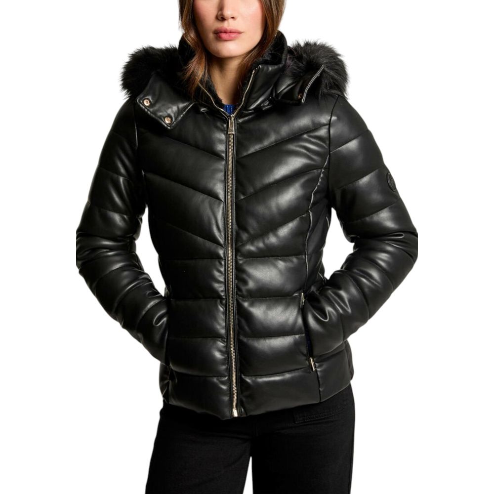 Morgan De Toi Black Polyethylene Full-Length Jacket | Regal Royce