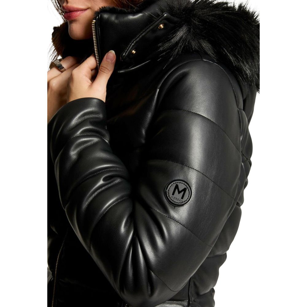 Morgan De Toi Black Polyethylene Full-Length Jacket | Regal Royce
