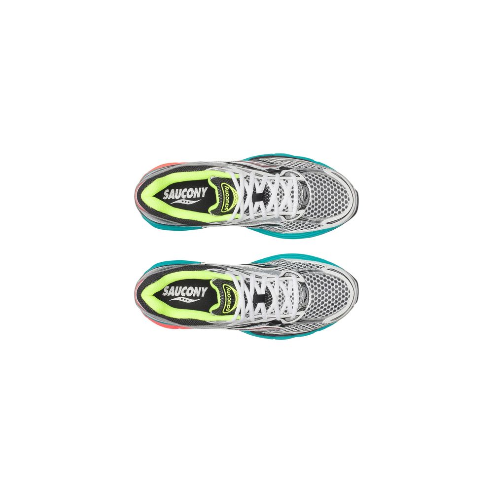 Saucony Silver Synthetic Athletic Sneakers | Regal Royce