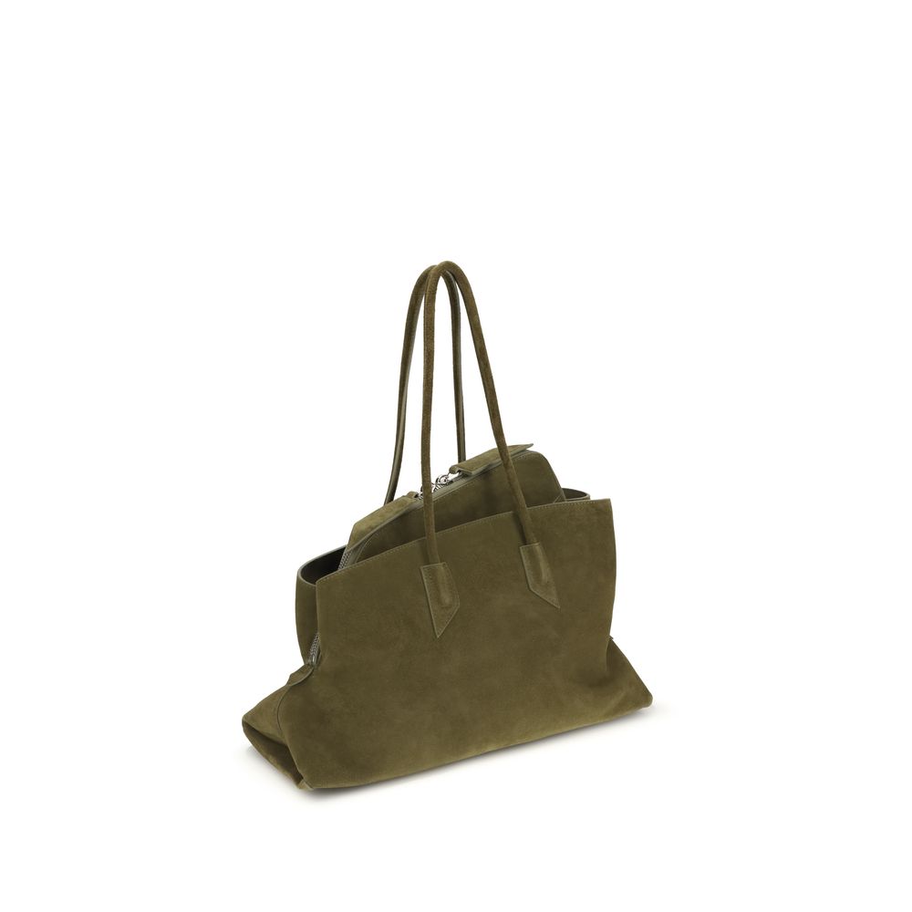 The Attico Bicolor Calf Leather Bos Taurus Shoulder Bag | Regal Royce