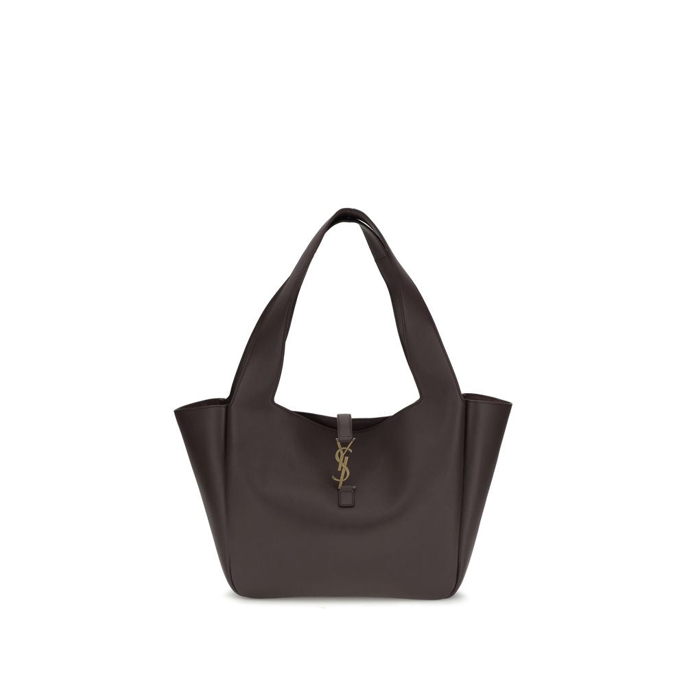 Saint Laurent Brown Calf Leather Bos Taurus Shoulder Bag | Regal Royce