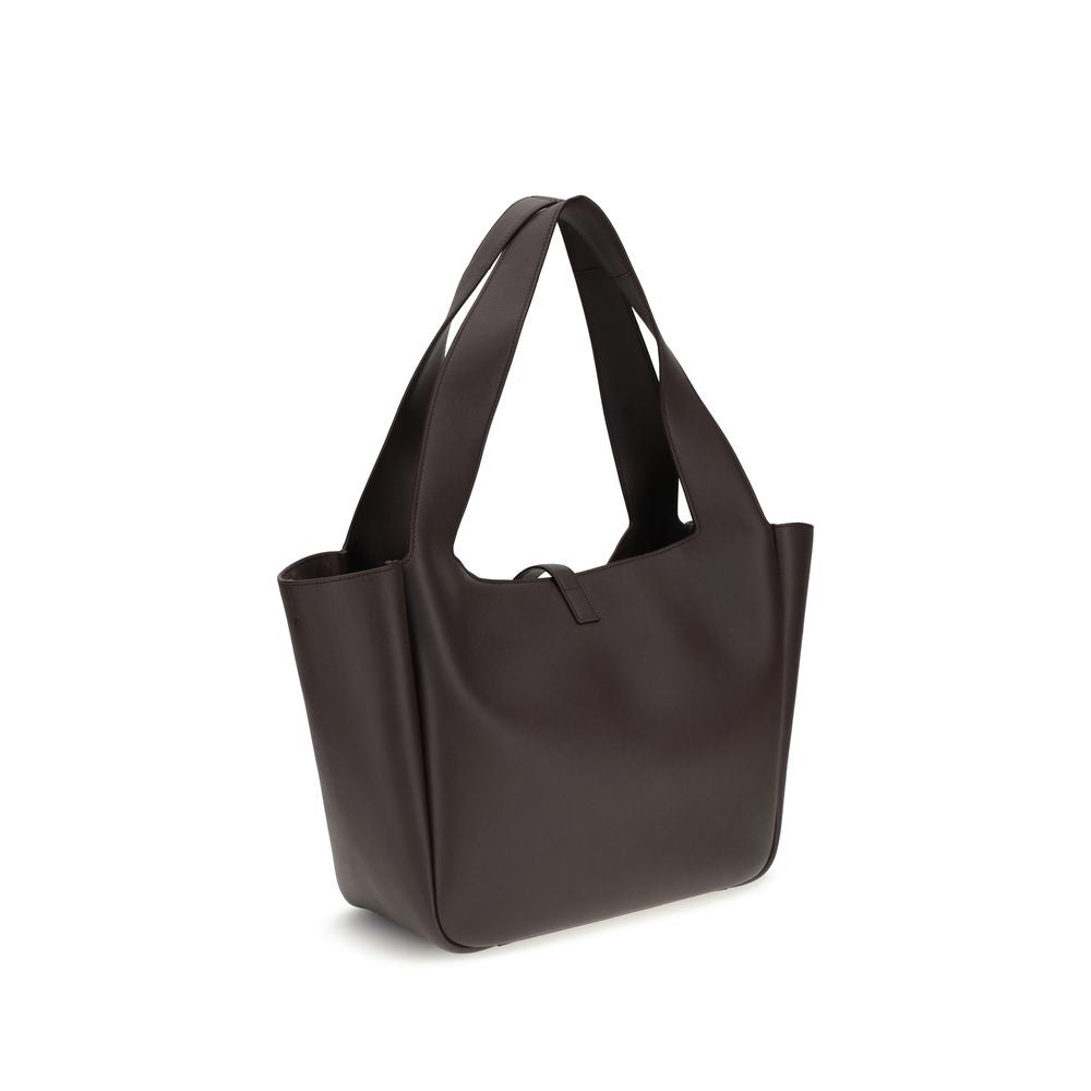 Saint Laurent Brown Calf Leather Bos Taurus Shoulder Bag | Regal Royce