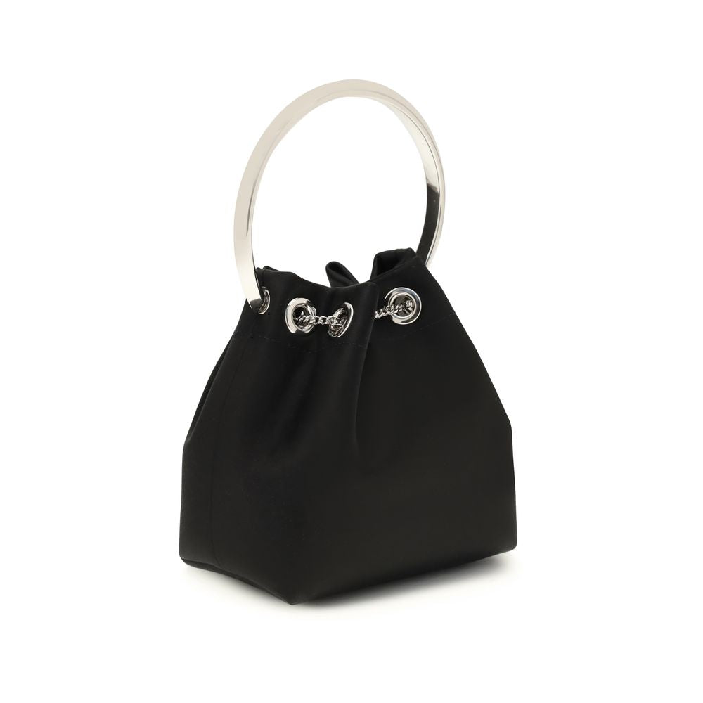 Jimmy Choo Black Cotton Shoulder Bag | Regal Royce