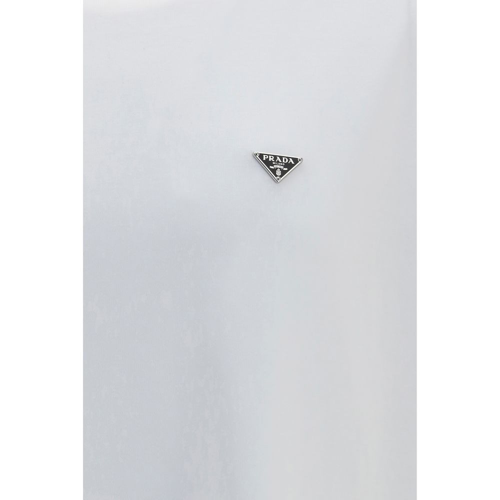 Prada White Cotton T-Shirt | Regal Royce