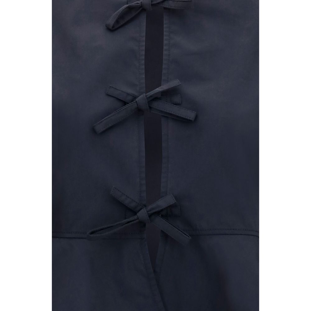 Ganni Black Cotton Blouse | Regal Royce