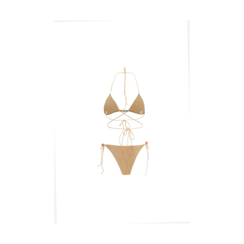 Oséree Gold Polyamide Bikini | Regal Royce