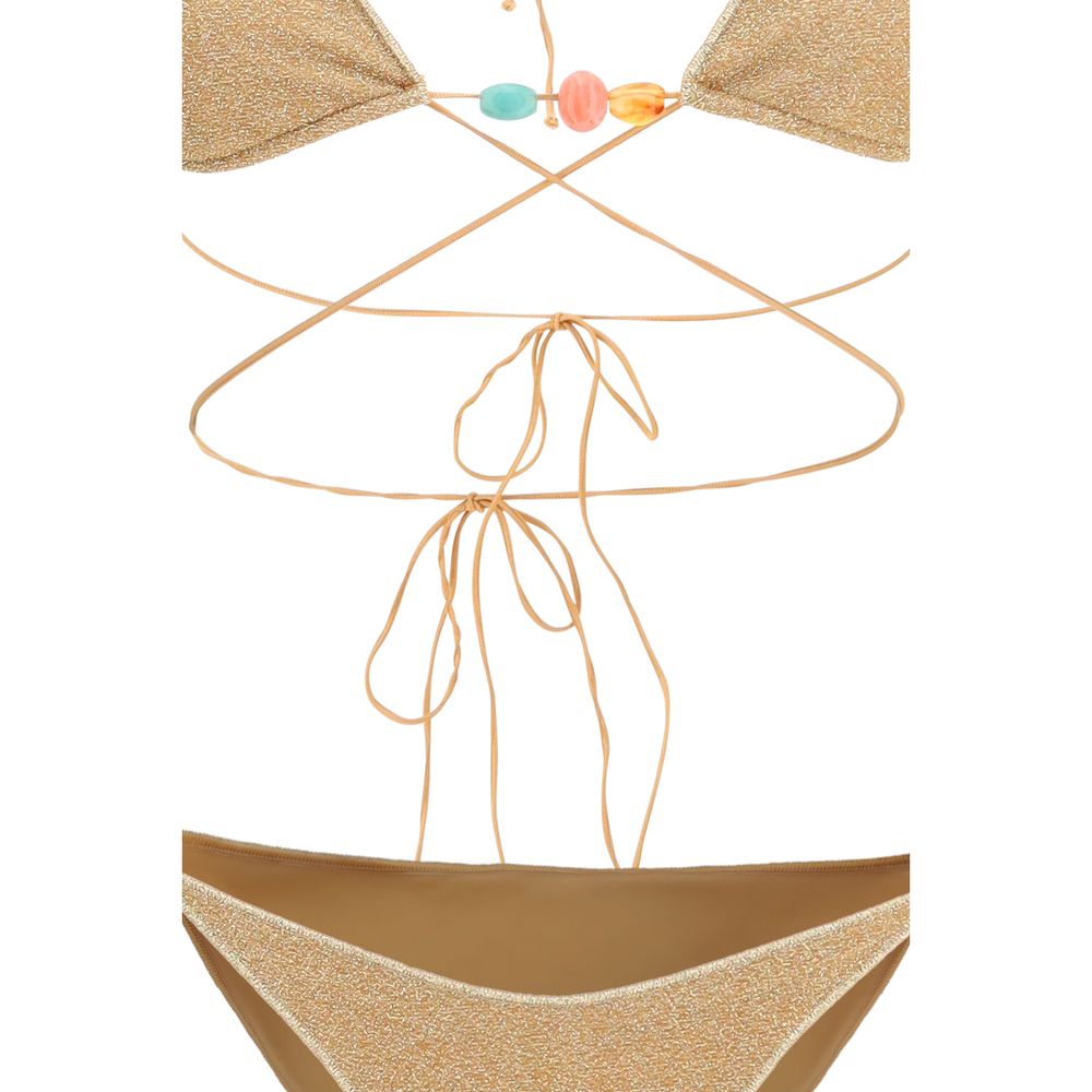 Oséree Gold Polyamide Bikini | Regal Royce