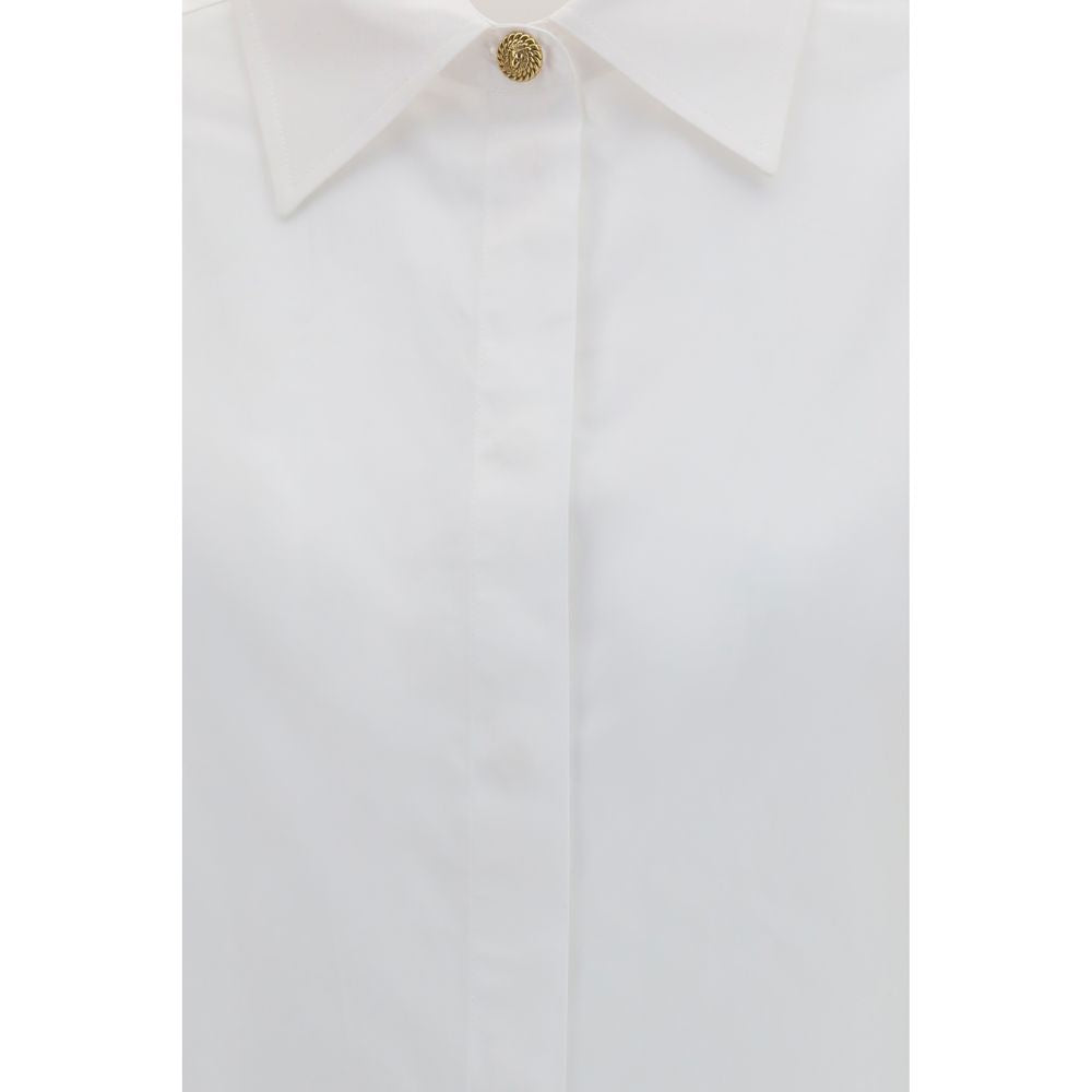 Balmain White Cotton Dress Shirt | Regal Royce