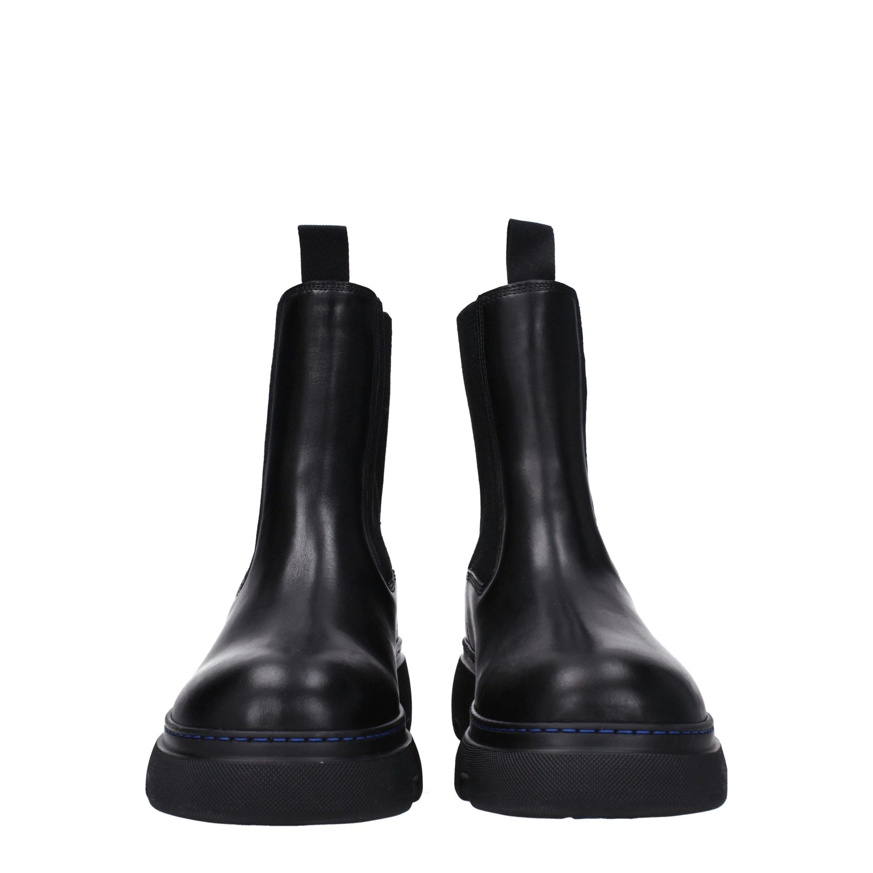 Burberry Black Leather Ankle Boots | Regal Royce