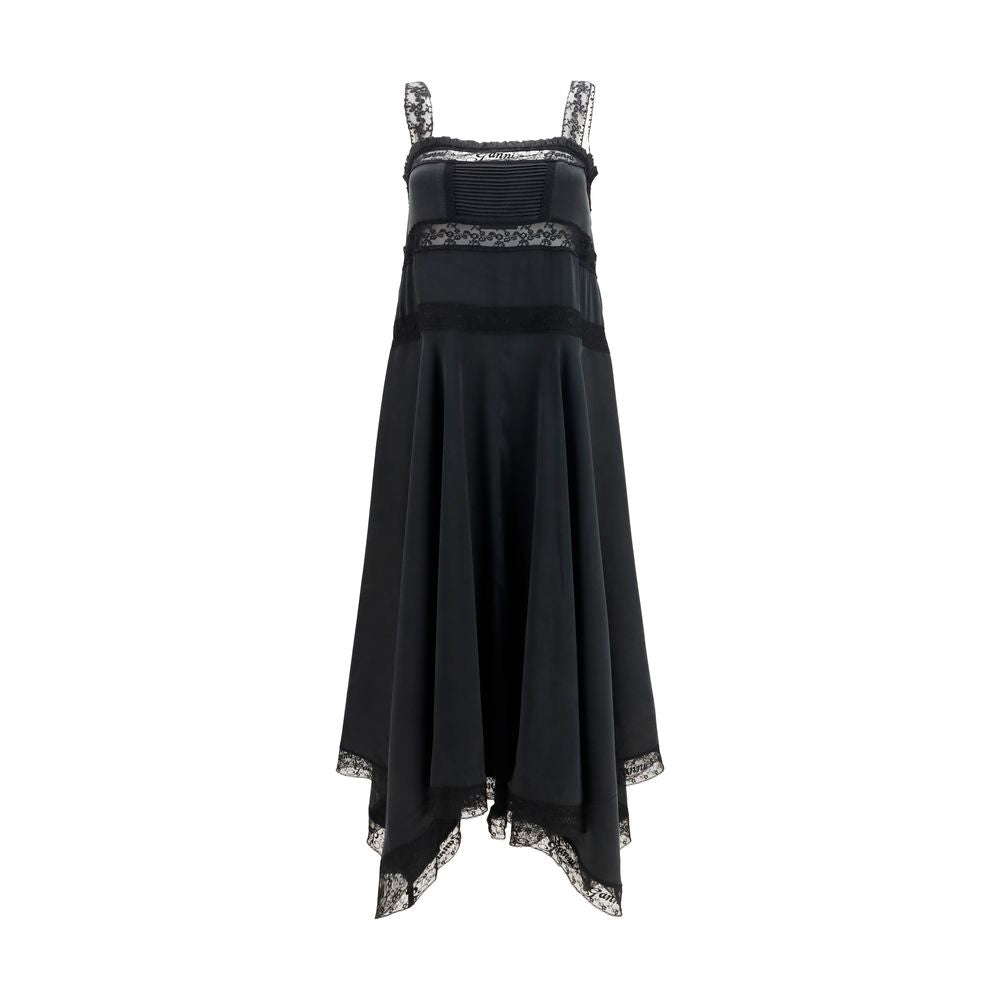 Ganni Black Silk Cocktail Dress | Regal Royce