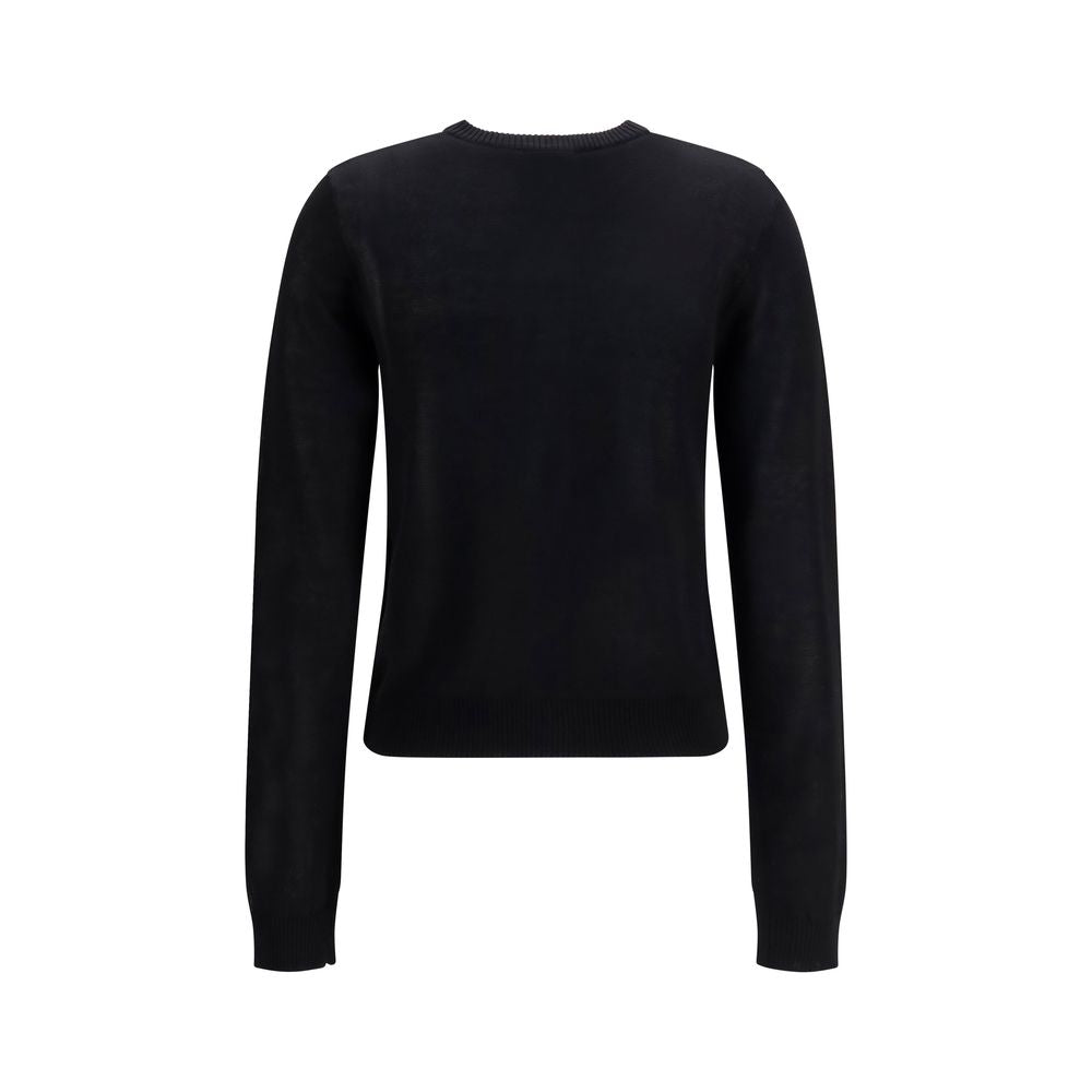 Ganni Black Cotton Cardigan | Regal Royce