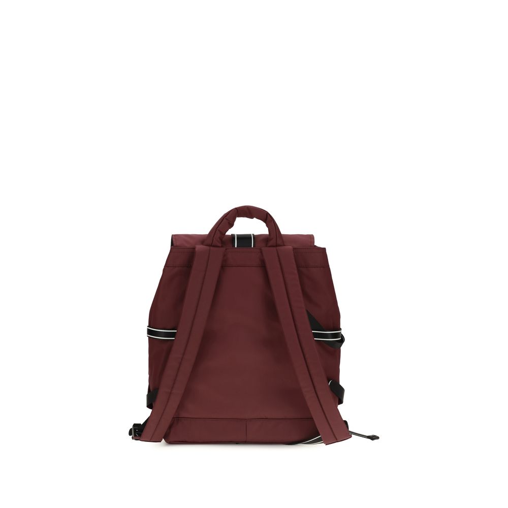 Ganni Bordeaux Recycled Polyamide Backpack | Regal Royce