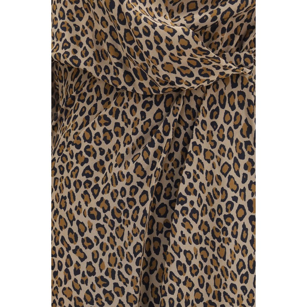 SA SU PHI Beige Silk Long Dress | Regal Royce