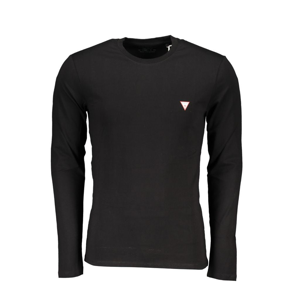 Guess Jeans Black Organic Cotton Men's T-Shirt | Regal Royce