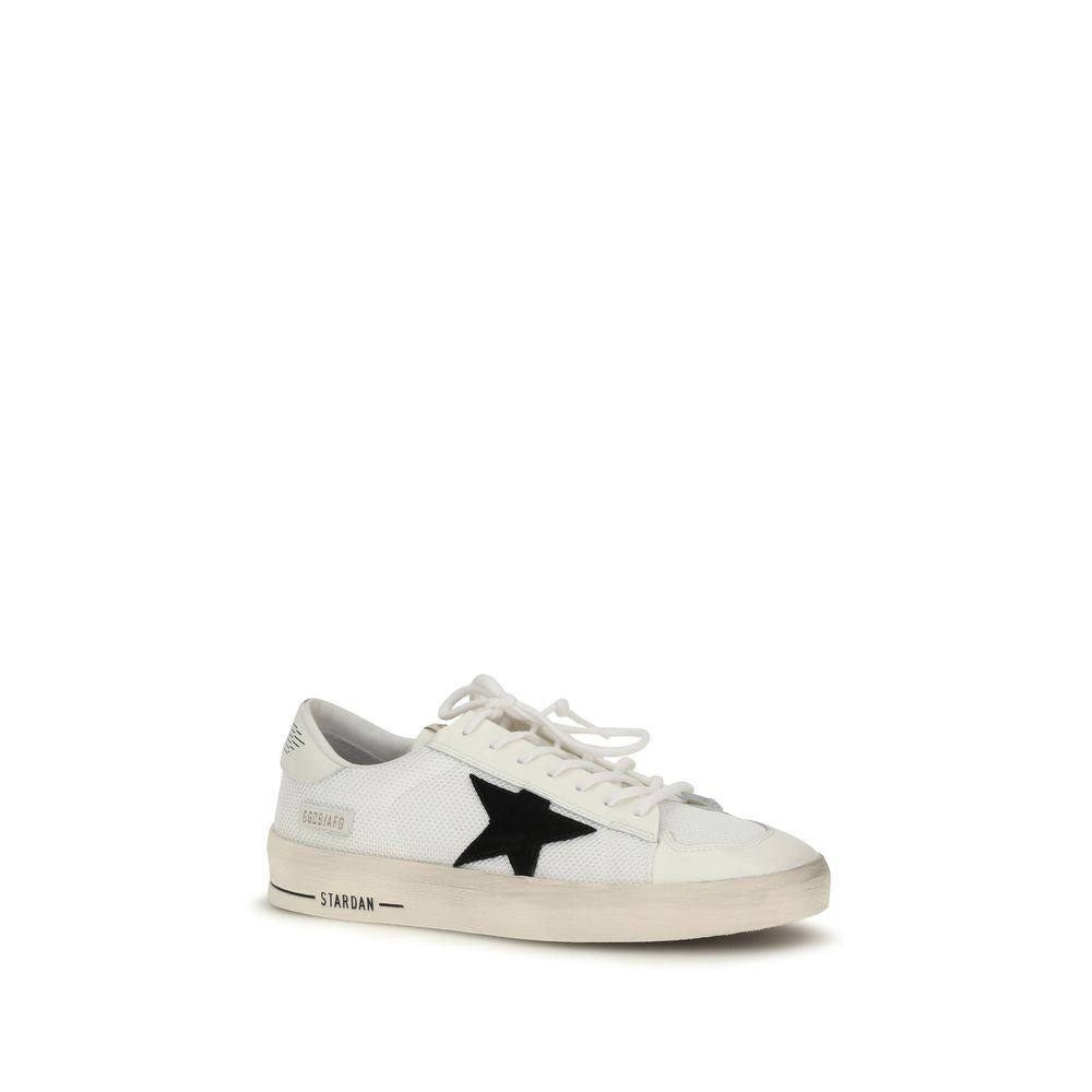 Golden Goose White Calf Leather Bos Taurus Sneakers | Regal Royce