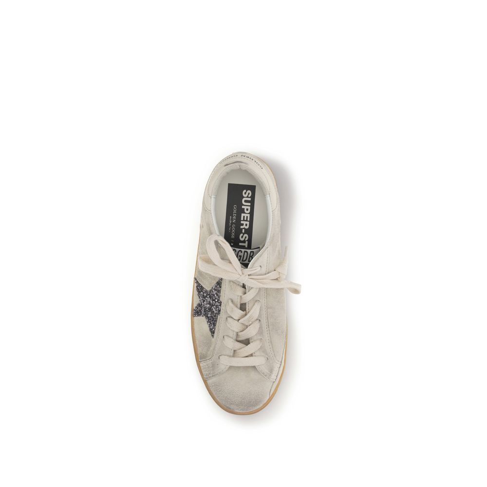 Golden Goose Beige Calf Leather Bos Taurus Sneakers | Regal Royce