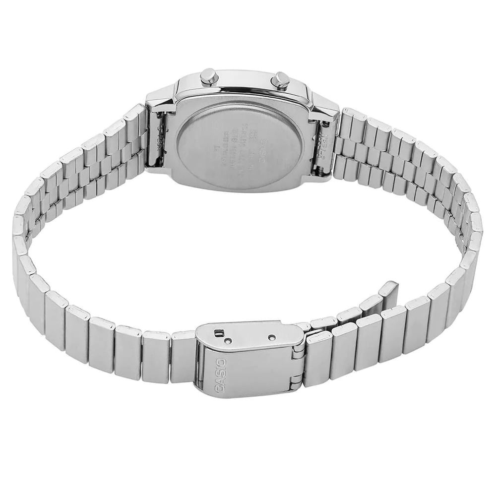 Casio Silver Stainless Steel Digital Watch | Regal Royce