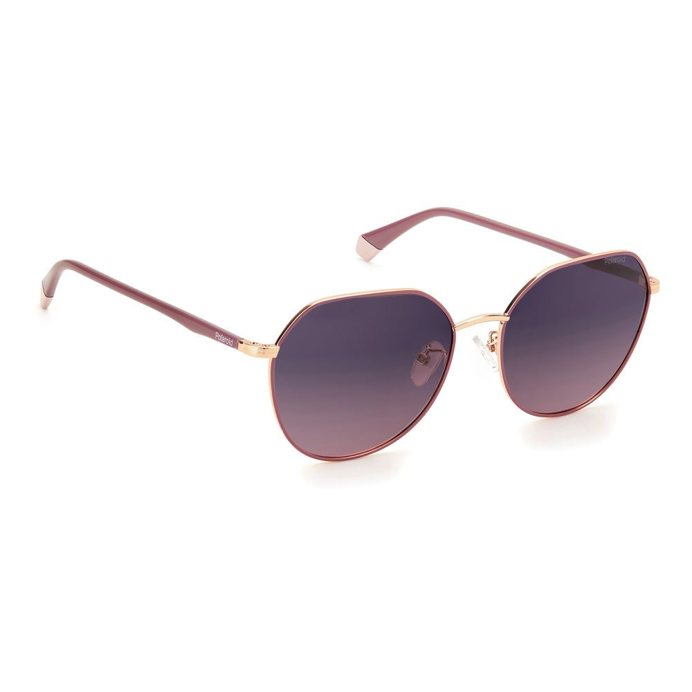 Polaroid Rose Gold Metal Sunglasses