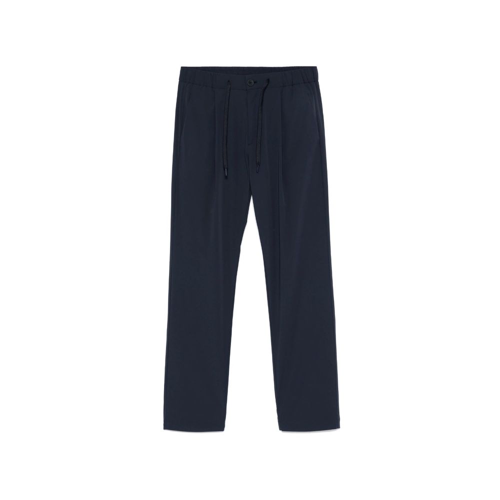 Herno Blue Elastane Casual Pants | Regal Royce