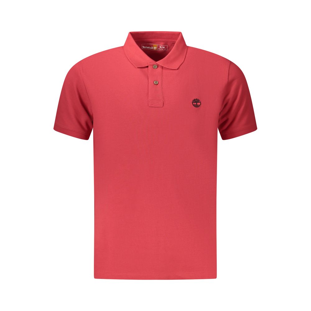 Timberland Red Cotton Men Polo Shirt | Regal Royce