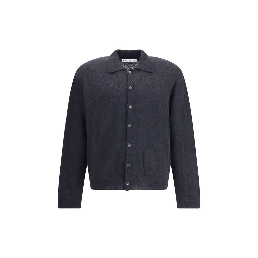 Our Legacy Black Alpaca Vicugna Pacos Cardigan | Regal Royce