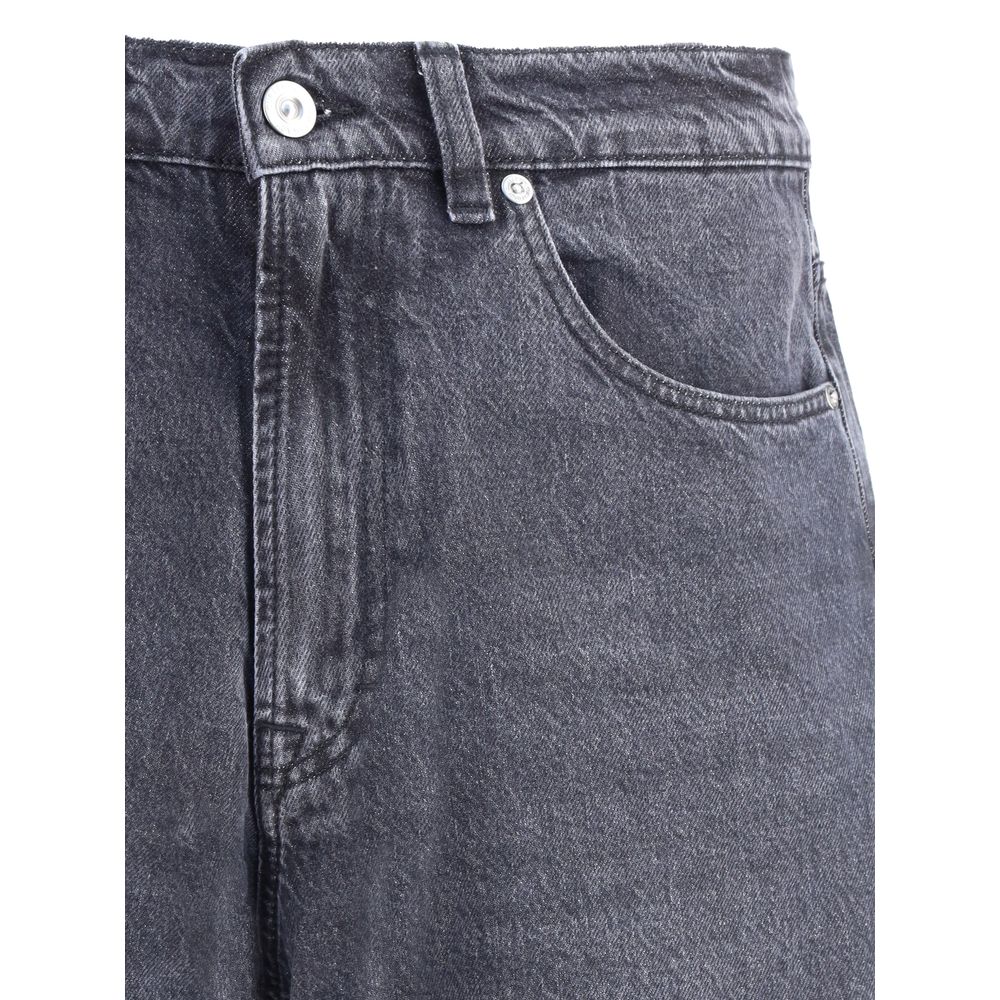 Our Legacy Black Cotton Relaxed Fit Jeans | Regal Royce