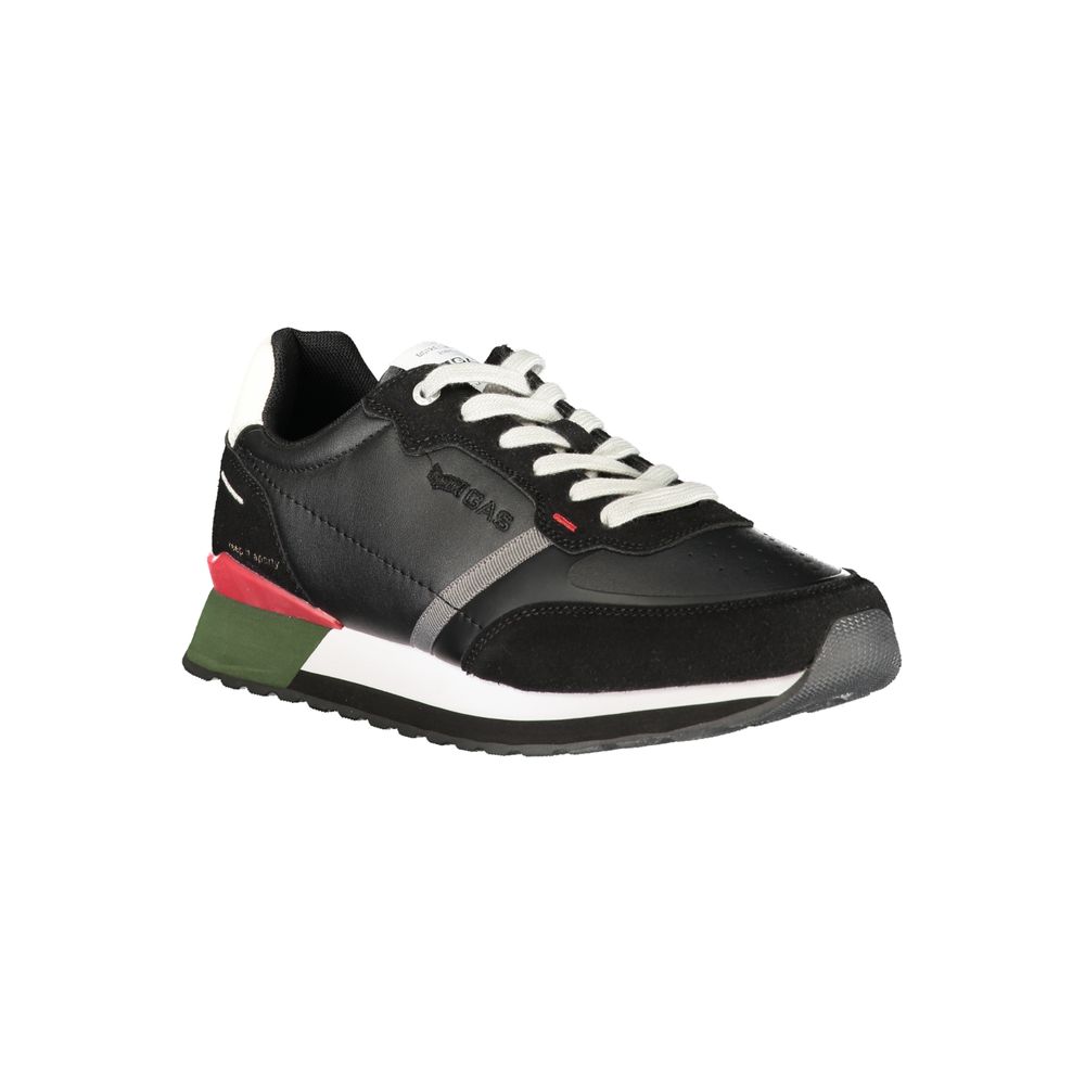 Gas Blue Polyurethane Men Sneaker | Regal Royce
