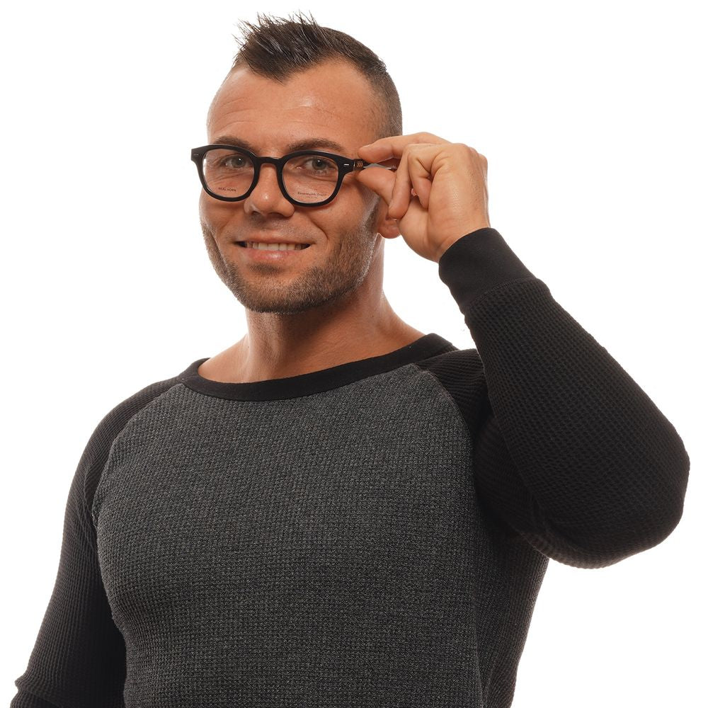 Ermenegildo Zegna Black Horn Glasses (Frames) | Regal Royce